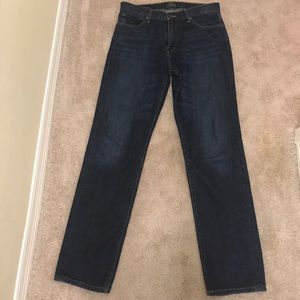 Men's Lucky Brand 33W 34L Dark Straight Leg Jeans